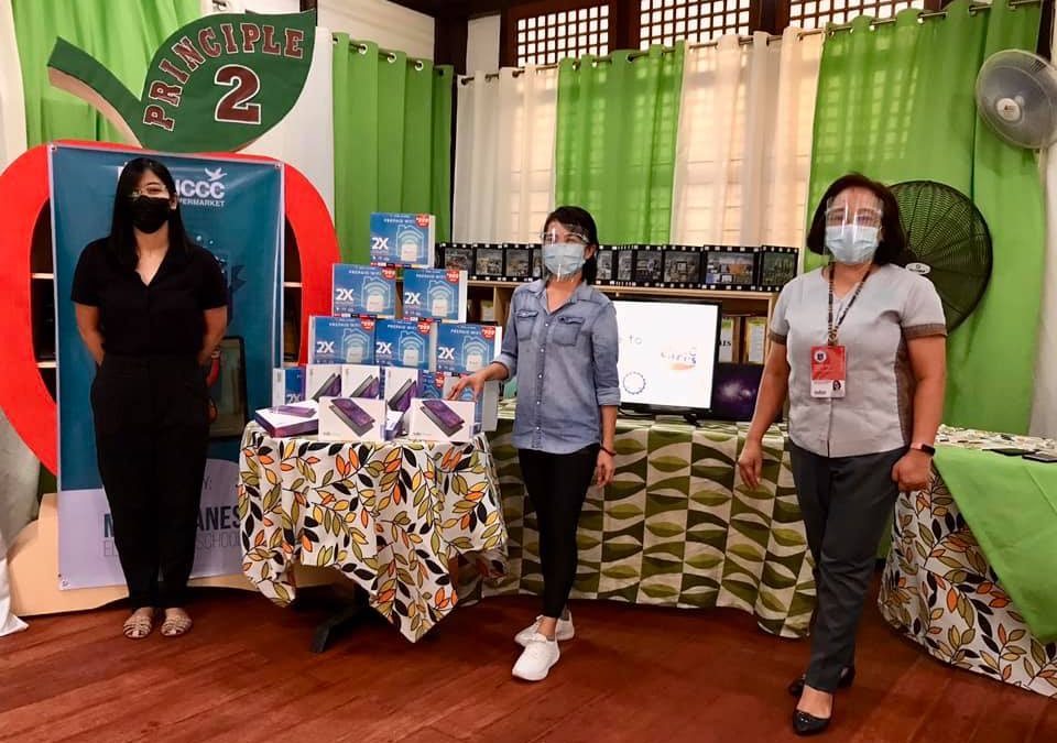 NCCC Supermarket partners with Bear Brand and DepEd Davao to Give Students Tablet Devices for Online Learning