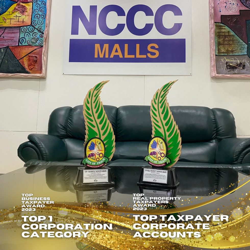 NCCC Mall Tagum hailed as Top Taxpayer for 2023 | NCCC